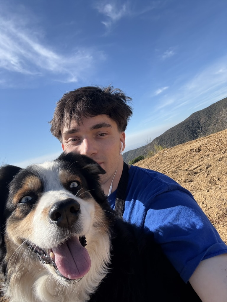 Hannah on a hiking trail